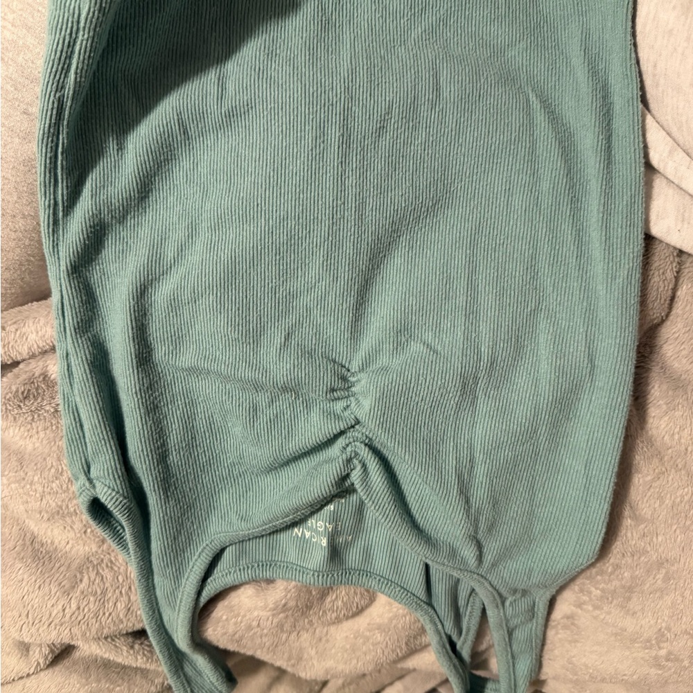 American Eagle Outfitters Teal Tank Top